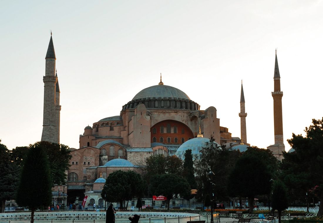 Hagia Sophia at golden hour, Sultanahmet, Istanbul